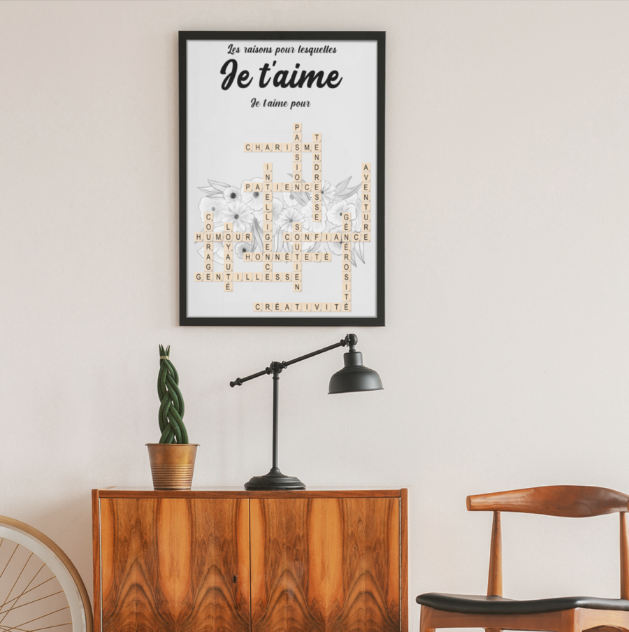 Les raisons pour lesquelles je t'aime - Personalized Poster - Afbeelding 6