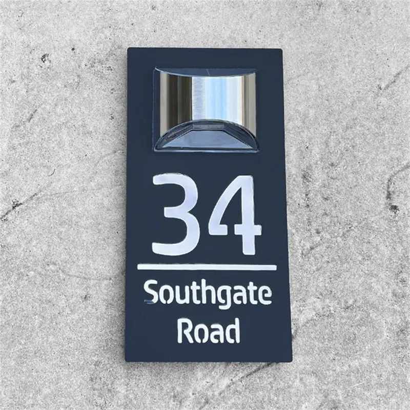 Personalized Solar Modern Door Plaque - Afbeelding 3