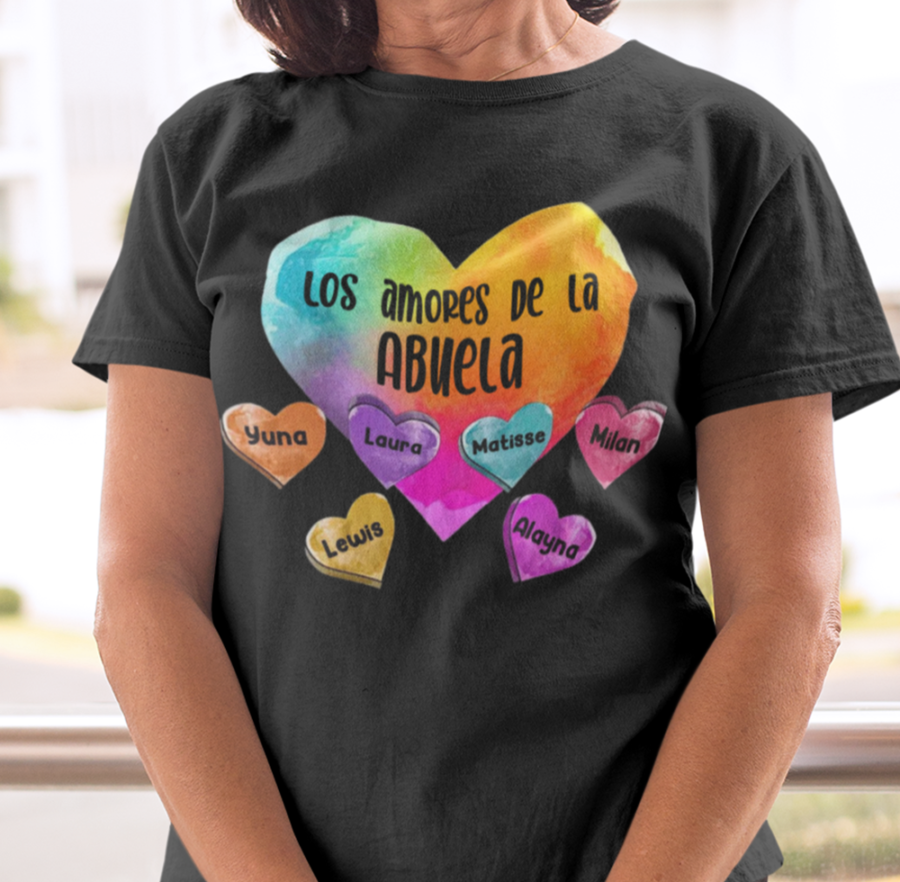 Grandma's Sweethearts - Personalized T-shirt - Image 3