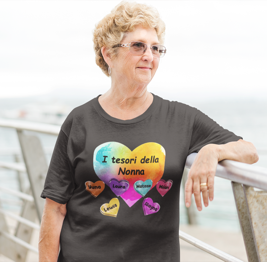 Grandma's Sweethearts - Personalized T-shirt - Billede 4