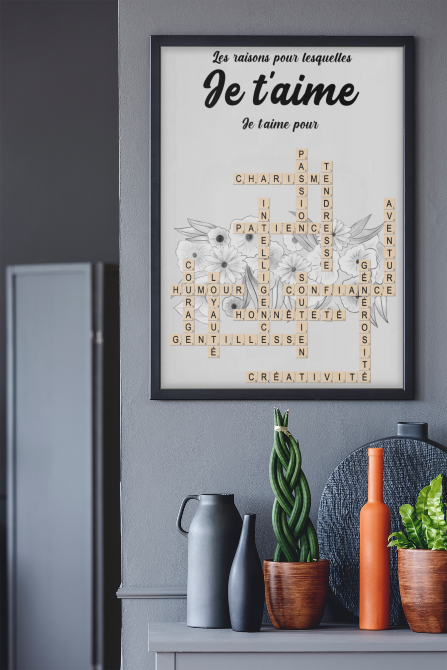 Les raisons pour lesquelles je t'aime - Personalized Poster - Billede 4