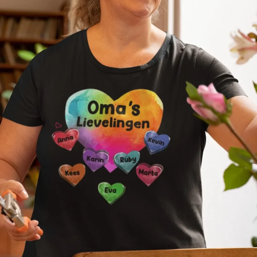 Grandma's Sweethearts - Personalized T-shirt - Afbeelding 2